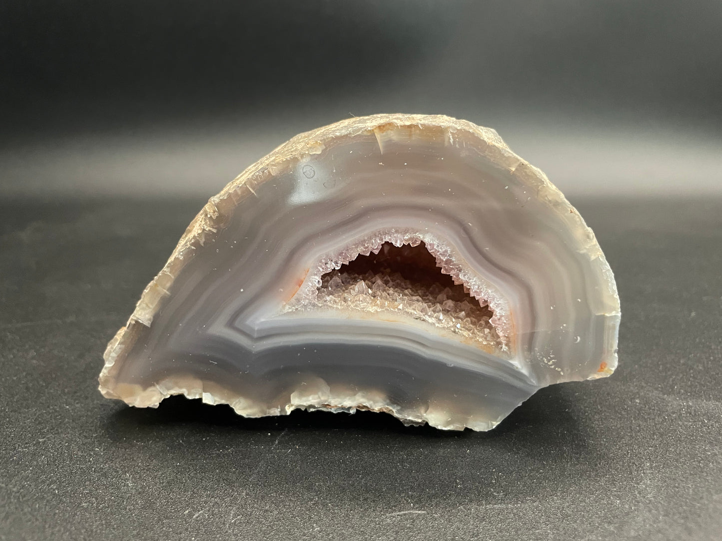 R3 Agate with Amethyst Crystals