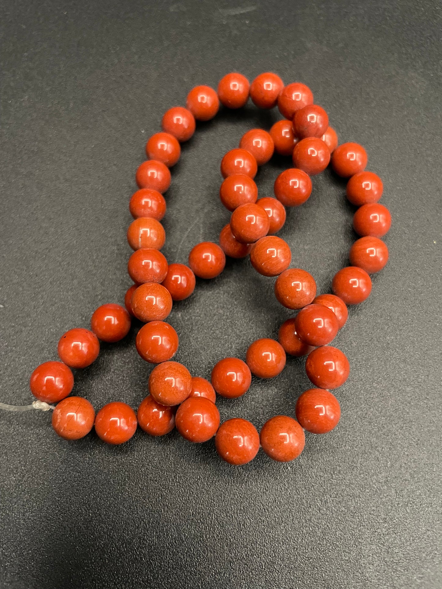B2 Red jasper beads
