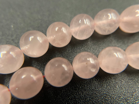 B7 Rose Quartz Beads, 8mm