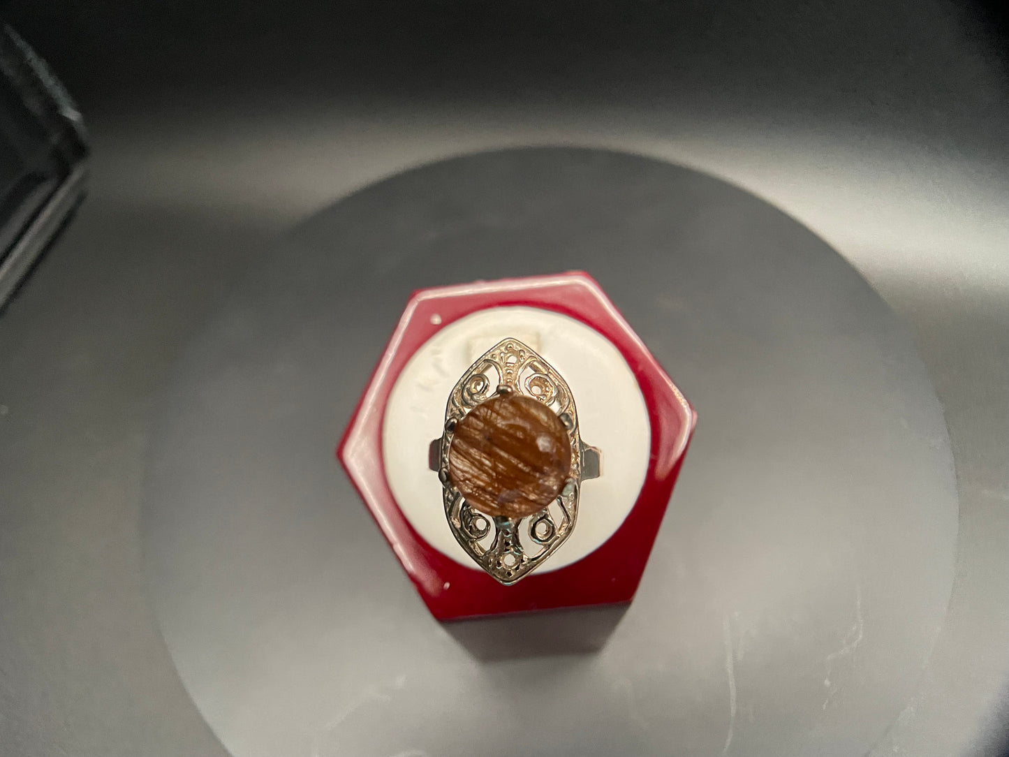 J9 Rutilated quartz ring