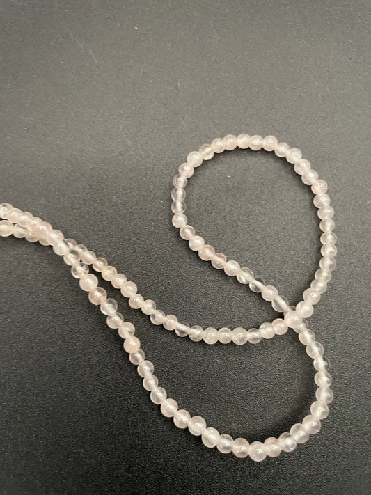 Rose quartz bead 6mm